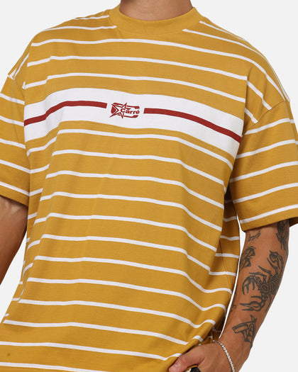 Carre Lineup T-Shirt Mustard Stripe