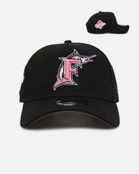 New Era Florida Marlins 'Black Pink' 9FORTY A-Frame Snapback Black/Pink