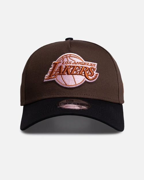 New Era Los Angeles Lakers 9Forty A-Frame Snapback Walnut