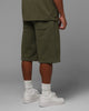 Loiter Hybrid Premium Shorts Olive/Pink