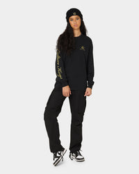 Culture Kings CK Long Sleeve Tee Black
