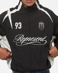 Represent Woven Track Star Jacket Jet Black