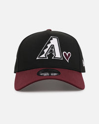 New Era Arizona Diamondbacks 'Burgundy Hearts' 9FORTY A-Frame Snapback Black/Maroon
