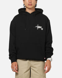 S Double Roots Dot Hoodie Black