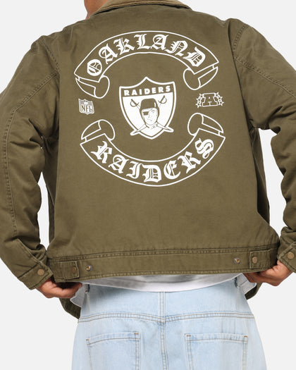 Mitchell & Ness Las Vegas Raiders Workwear Jacket Military