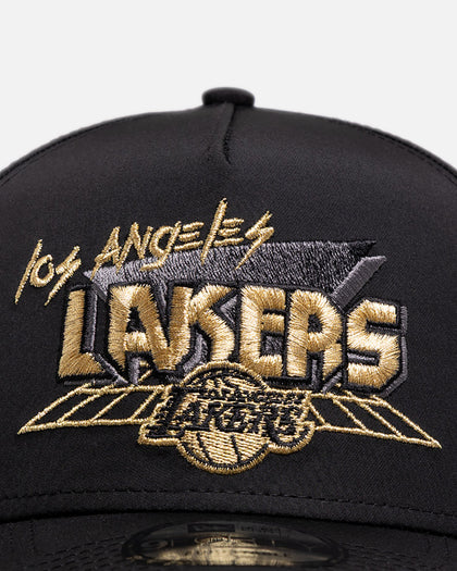New Era Los Angeles Lakers 'Arcade Gold 10 Year Anniversary' 9FORTY A-Frame Snapback Black/Gold