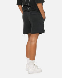 Saint Morta Athltc Sweat Shorts Washed Black