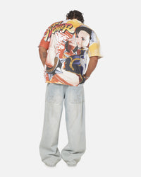 Criminal Damage X Streetfighter Chun Li All Over Print T-Shirt Black