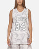 Mitchell & Ness Los Angeles Lakers Shaquille O'Neal #34 Snow Camo Energy Swingman Jersey Vintage White
