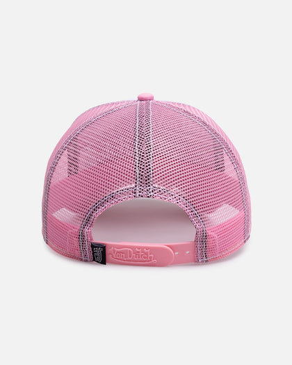 Von Dutch Pink & White Trucker Snapback Pink