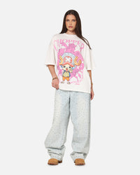 73Studio X One Piece Chopper Vintage T-Shirt Off White