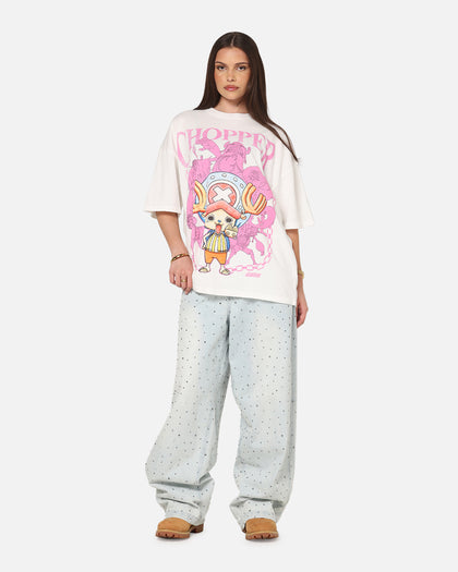 73Studio X One Piece Chopper Vintage T-Shirt Off White