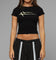 Loiter Women's Hybrid Baby T-Shirt Black