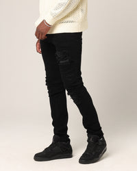 Saint Morta Bling Summum Jeans Black