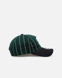 New Era New York Yankees 'Pinstripe' 9FORTY A-Frame Snapback Dark Green