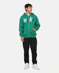 Nike Sportswear Club Fleece Full-Zip Hoodie Malachite Green