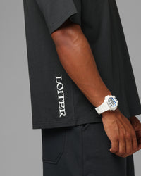 Loiter Hybrid Premium T-Shirt Charcoal