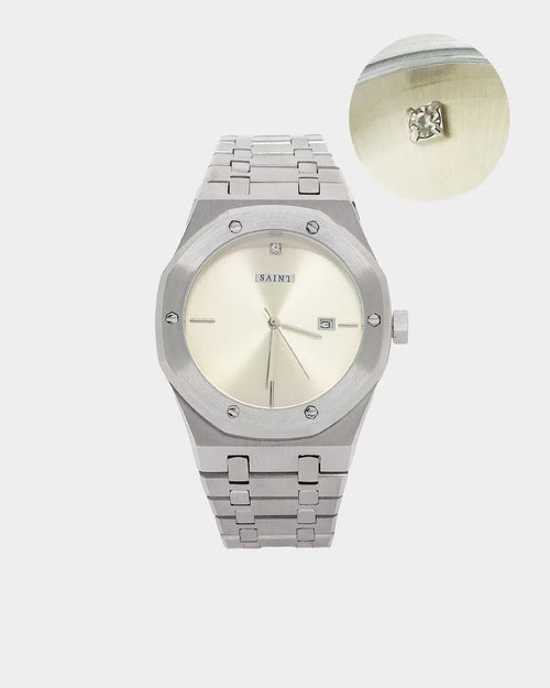 Saint Morta Diamond Medio Watch Silver/Diamond