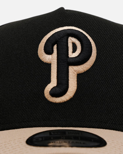 New Era Philadelphia Phillies 'Desert Nights' 9FORTY A-Frame Snapback Black/Camel