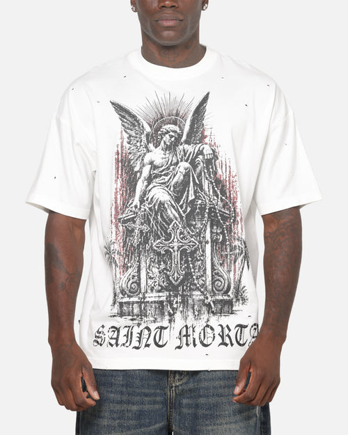Saint Morta Paradise Boxy T-Shirt Off White