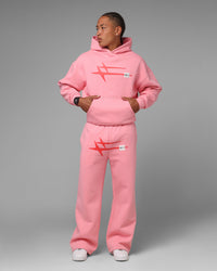 Loiter Hybrid Premium Hoodie Pink