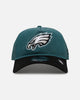 New Era Philadelphia Eagles 'Washed Truckers' 9FORTY A-Frame Trucker Snapback Official Team Color