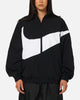 Nike Women's Sportswear Logo Oversized Track Jacket Black/Black/White