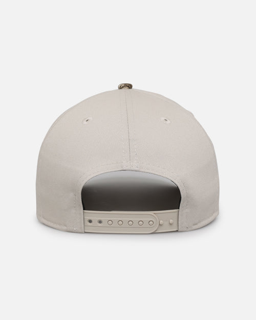 New Era Chicago Bulls 'Real Tree Stone' 9FORTY A-Frame Snapback Stone