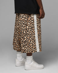 Loiter Lace Jorts Leopard