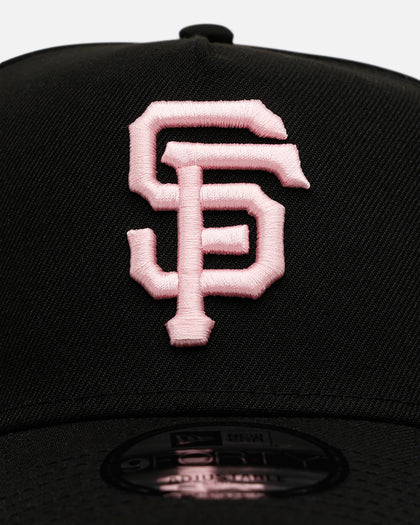 New Era San Francisco Giants 'Black And Pink' 9FORTY A-Frame Snapback Black/Pink