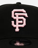 New Era San Francisco Giants 'Black And Pink' 9FORTY A-Frame Snapback Black/Pink