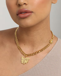 Raising Hell Women's Boy Bye Necklace Gold