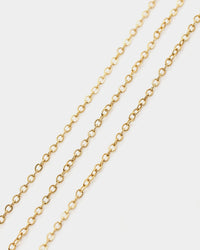 Raising Hell Customisable Cable Necklace Gold
