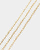 Raising Hell Customisable Cable Necklace Gold