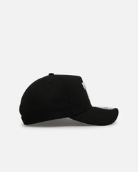 New Era Texas Rangers 'Ornate Rose' 9FORTY A-Frame Snapback Black/White