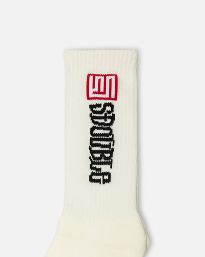 S Double S Cube Mid Block Socks 3 Pack Assorted