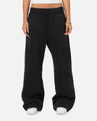 Saint Morta Crested Wing Sweatpants Washed Black