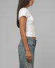 Loiter Women's In Distress Baby T-Shirt Off White