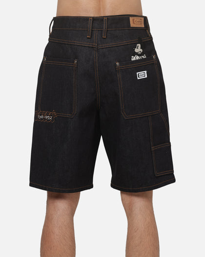 Carré x Disney Mickey & Friends Denim Jorts Raw Indigo