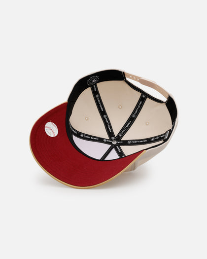 47 Brand Atlanta Braves 'Library' Hitch Snapback Natural