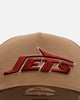 New Era New York Jets 'Thanksgiving Football' 9FORTY A-Frame Snapback Khaki