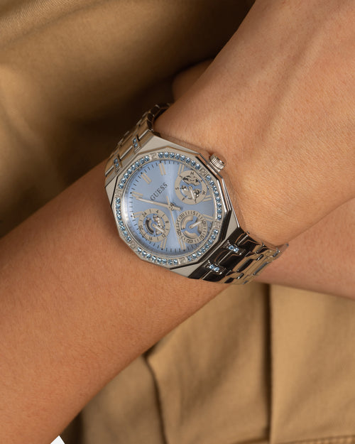 Guess Mainline Quinn Watch Silver