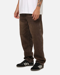 Carre Union Straight Fit Jeans Washed Brown