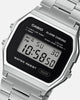 Casio A158WEA-1D64 Watch Silver/Black