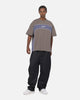 Carre Athletic Panel Crew T-Shirt Washed Charcoal