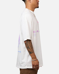 Carre Enhanced Grad Mock T-Shirt Off White