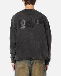 Pro Standard Los Angeles Dodgers 'Wash Vanguard' Fleece Crewneck Washed Black