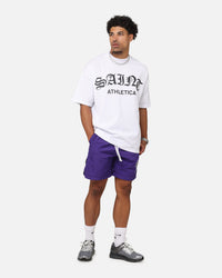 Saint Morta Saint Athletica Boxy T-Shirt White/Black