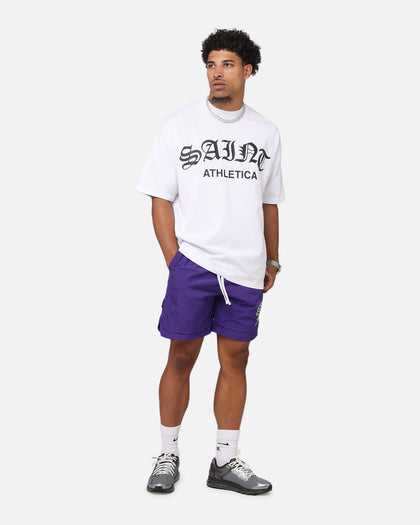 Saint Morta Saint Athletica Boxy T-Shirt White/Black