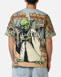 73Studio Star Wars Yoda All Over Print T-Shirt Black